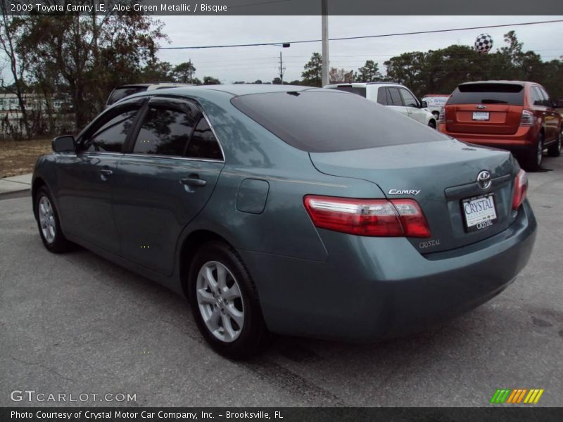 Aloe Green Metallic / Bisque 2009 Toyota Camry LE