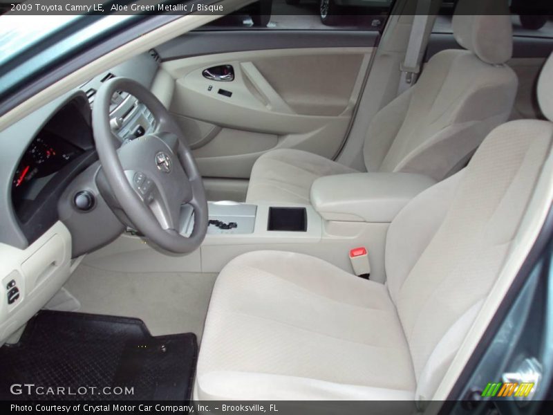Aloe Green Metallic / Bisque 2009 Toyota Camry LE