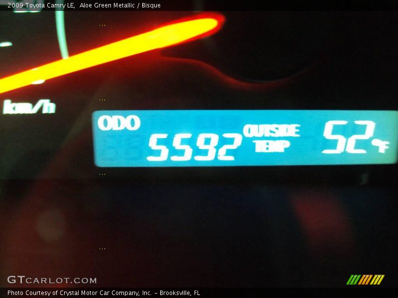 Aloe Green Metallic / Bisque 2009 Toyota Camry LE