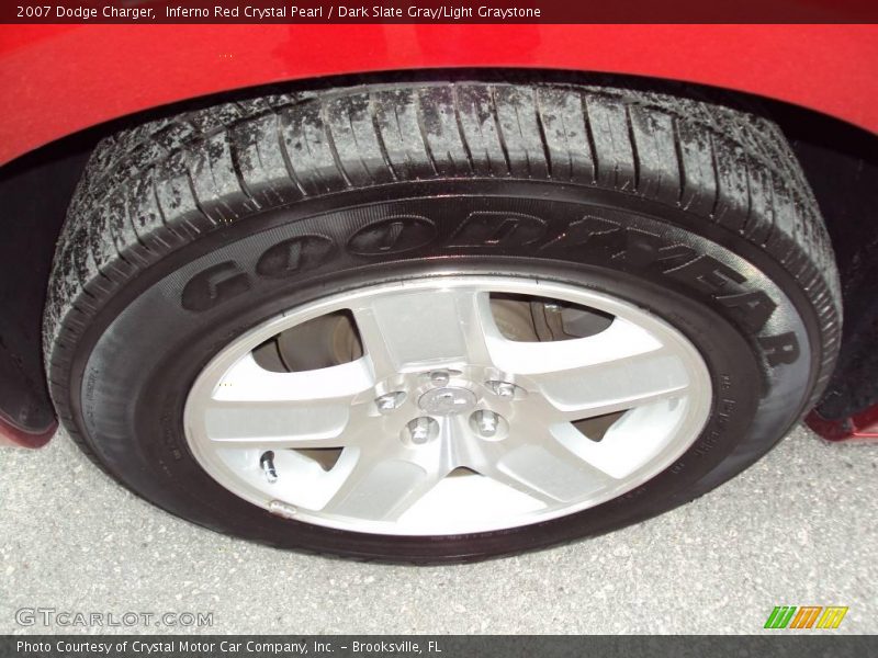 Inferno Red Crystal Pearl / Dark Slate Gray/Light Graystone 2007 Dodge Charger