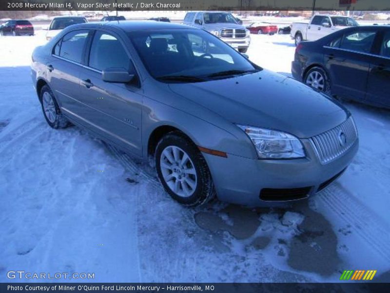 Vapor Silver Metallic / Dark Charcoal 2008 Mercury Milan I4