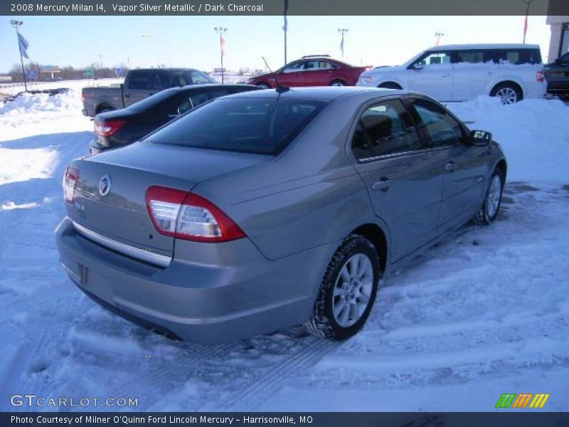 Vapor Silver Metallic / Dark Charcoal 2008 Mercury Milan I4