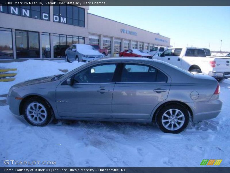 Vapor Silver Metallic / Dark Charcoal 2008 Mercury Milan I4