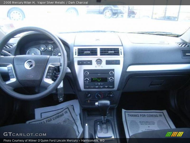 Vapor Silver Metallic / Dark Charcoal 2008 Mercury Milan I4