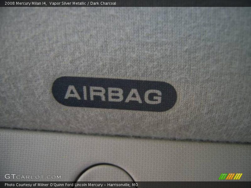Vapor Silver Metallic / Dark Charcoal 2008 Mercury Milan I4