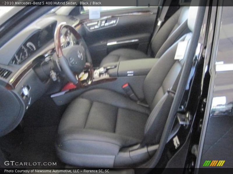 Black / Black 2010 Mercedes-Benz S 400 Hybrid Sedan