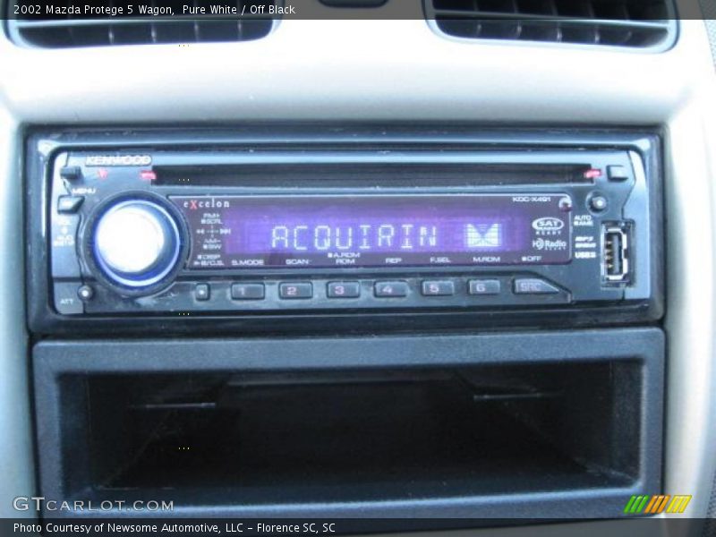 Pure White / Off Black 2002 Mazda Protege 5 Wagon