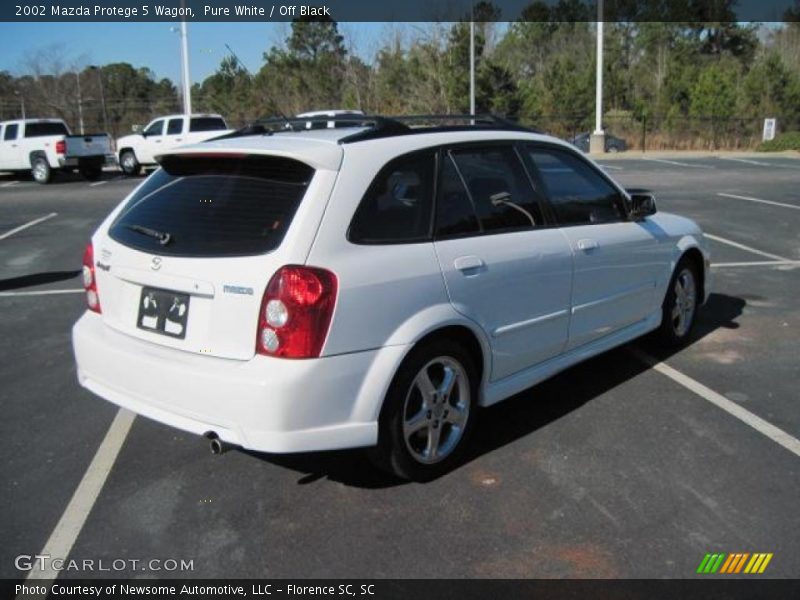 Pure White / Off Black 2002 Mazda Protege 5 Wagon