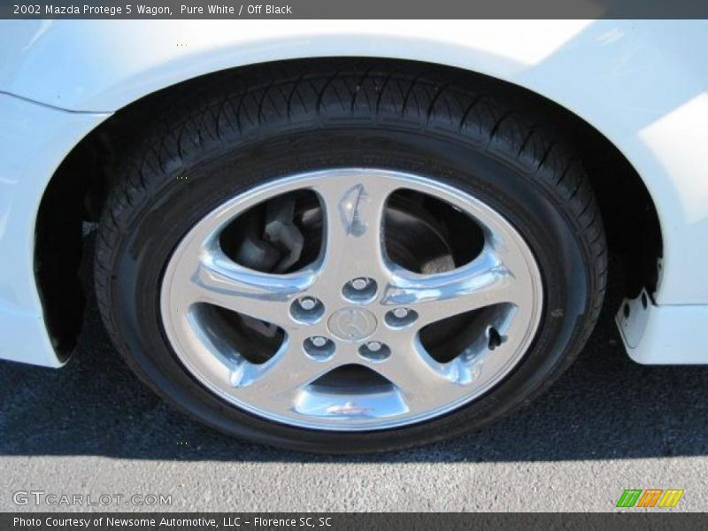 Pure White / Off Black 2002 Mazda Protege 5 Wagon