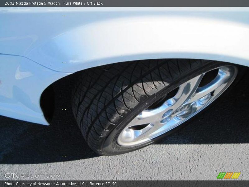 Pure White / Off Black 2002 Mazda Protege 5 Wagon