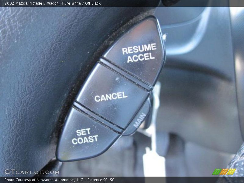 Pure White / Off Black 2002 Mazda Protege 5 Wagon