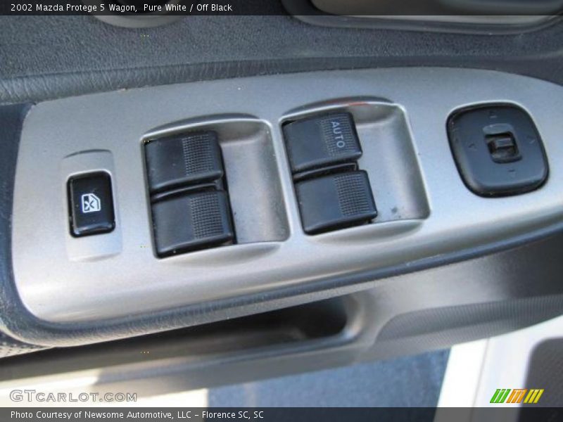 Pure White / Off Black 2002 Mazda Protege 5 Wagon