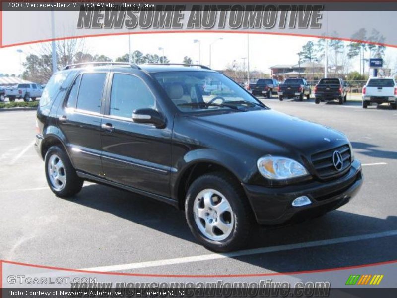 Black / Java 2003 Mercedes-Benz ML 350 4Matic