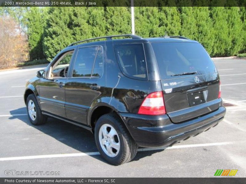 Black / Java 2003 Mercedes-Benz ML 350 4Matic