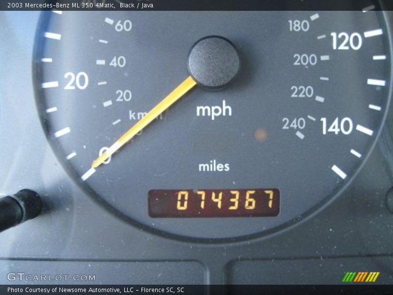 Black / Java 2003 Mercedes-Benz ML 350 4Matic