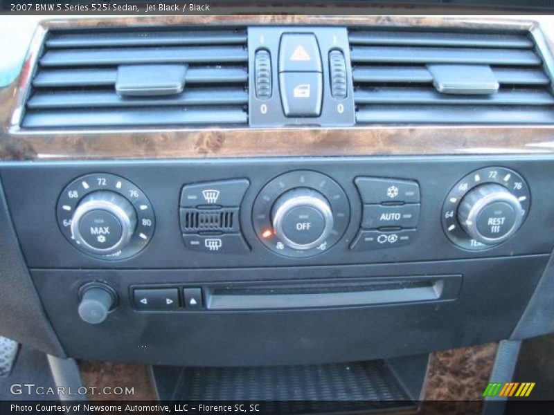 Jet Black / Black 2007 BMW 5 Series 525i Sedan