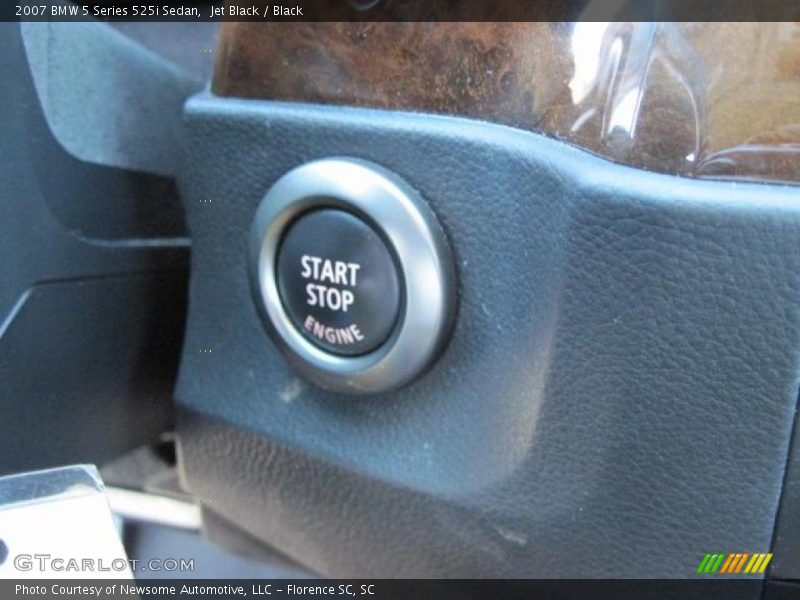 Jet Black / Black 2007 BMW 5 Series 525i Sedan