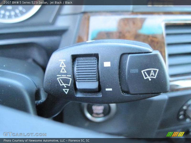 Jet Black / Black 2007 BMW 5 Series 525i Sedan