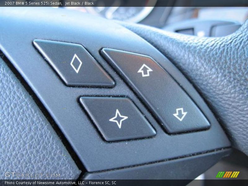 Jet Black / Black 2007 BMW 5 Series 525i Sedan