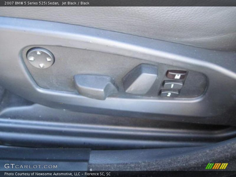 Jet Black / Black 2007 BMW 5 Series 525i Sedan