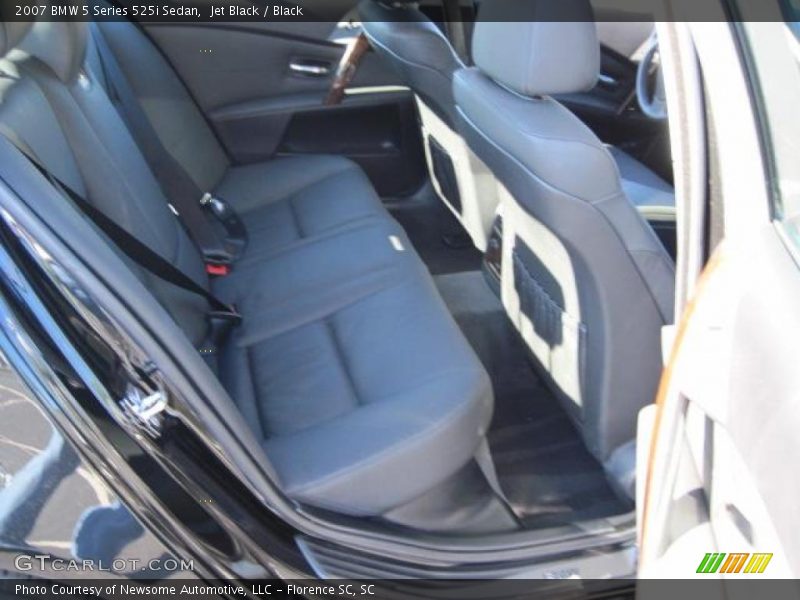 Jet Black / Black 2007 BMW 5 Series 525i Sedan