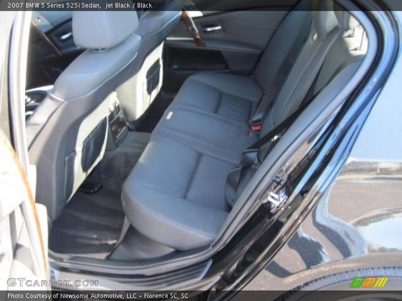 Jet Black / Black 2007 BMW 5 Series 525i Sedan