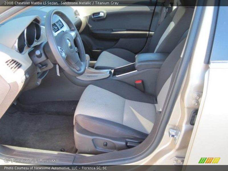 Sandstone Metallic / Titanium Gray 2008 Chevrolet Malibu LS Sedan
