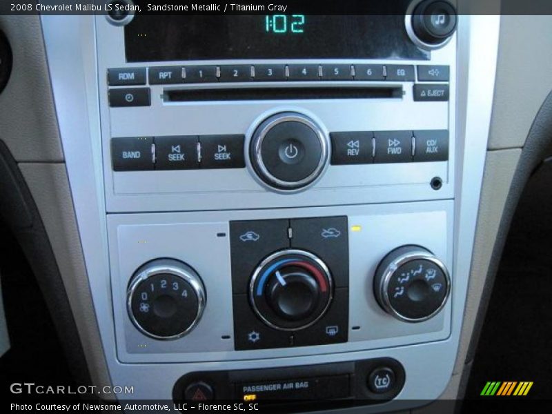 Sandstone Metallic / Titanium Gray 2008 Chevrolet Malibu LS Sedan