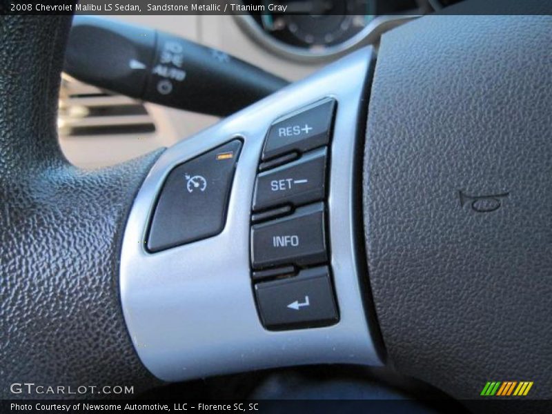 Sandstone Metallic / Titanium Gray 2008 Chevrolet Malibu LS Sedan