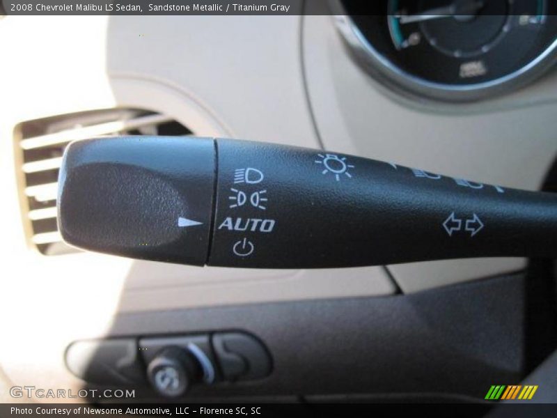 Sandstone Metallic / Titanium Gray 2008 Chevrolet Malibu LS Sedan