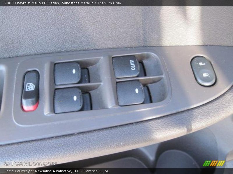 Sandstone Metallic / Titanium Gray 2008 Chevrolet Malibu LS Sedan