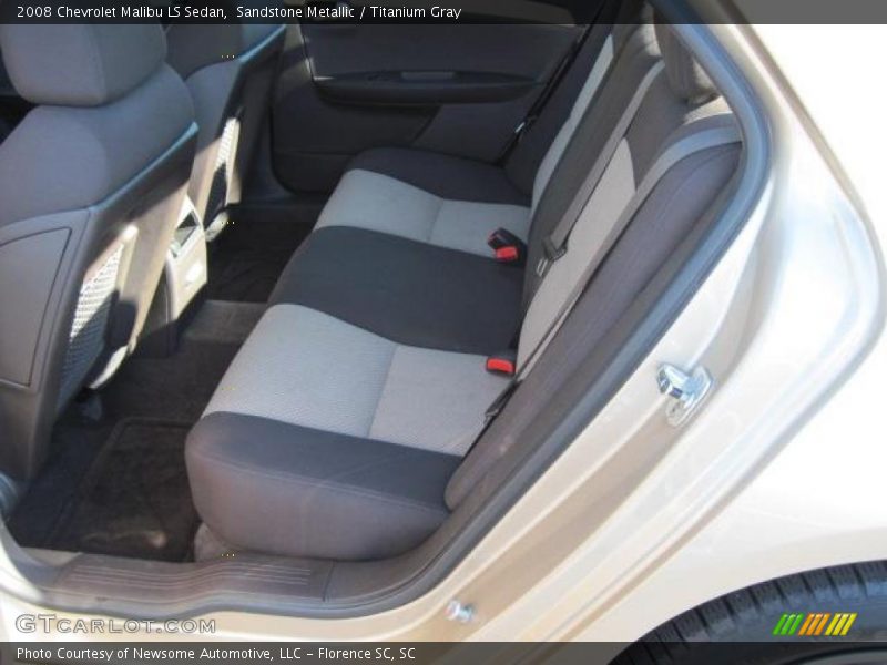 Sandstone Metallic / Titanium Gray 2008 Chevrolet Malibu LS Sedan
