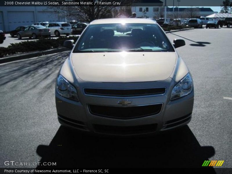 Sandstone Metallic / Titanium Gray 2008 Chevrolet Malibu LS Sedan