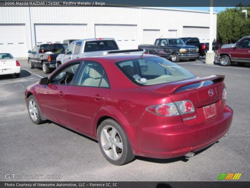 Redfire Metallic / Beige 2006 Mazda MAZDA6 i Sedan