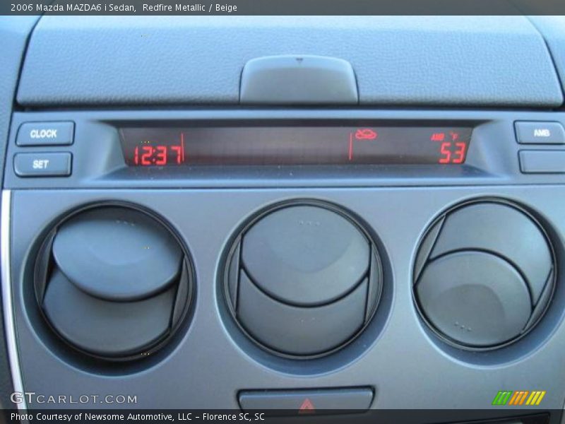 Redfire Metallic / Beige 2006 Mazda MAZDA6 i Sedan