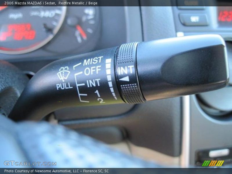 Redfire Metallic / Beige 2006 Mazda MAZDA6 i Sedan