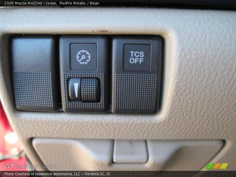 Redfire Metallic / Beige 2006 Mazda MAZDA6 i Sedan