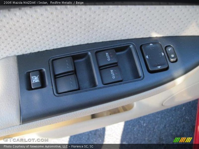 Redfire Metallic / Beige 2006 Mazda MAZDA6 i Sedan