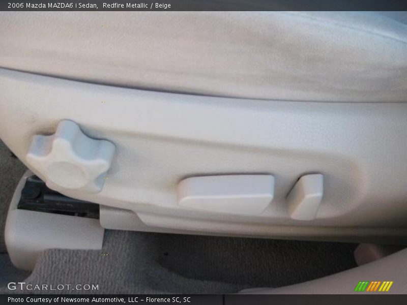Redfire Metallic / Beige 2006 Mazda MAZDA6 i Sedan
