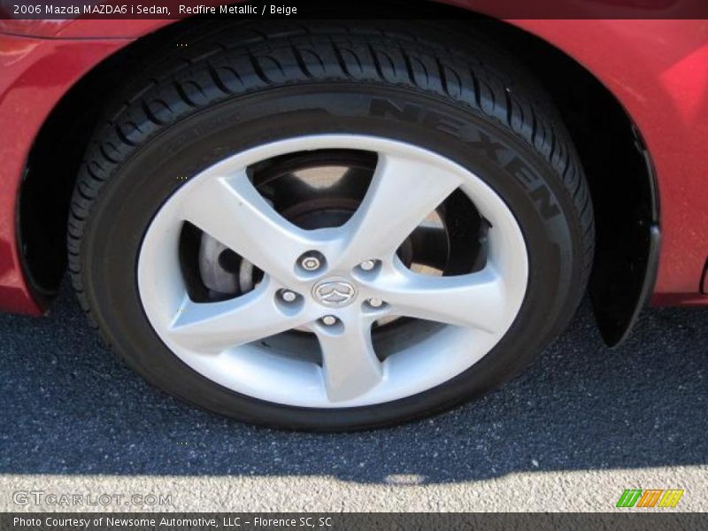 Redfire Metallic / Beige 2006 Mazda MAZDA6 i Sedan