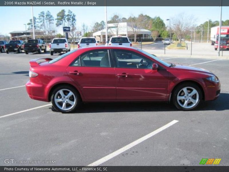 Redfire Metallic / Beige 2006 Mazda MAZDA6 i Sedan