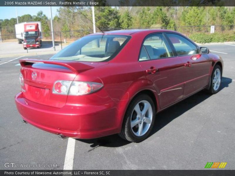 Redfire Metallic / Beige 2006 Mazda MAZDA6 i Sedan