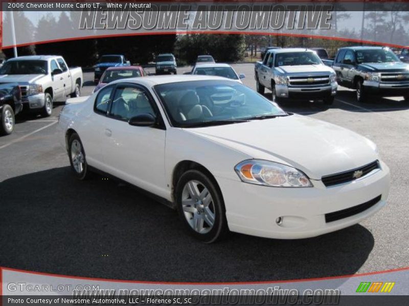 White / Neutral 2006 Chevrolet Monte Carlo LT
