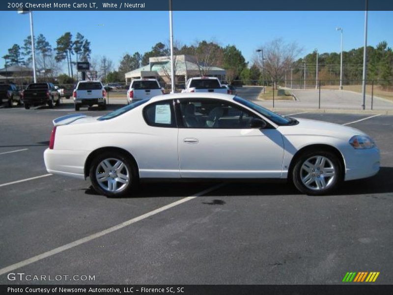 White / Neutral 2006 Chevrolet Monte Carlo LT