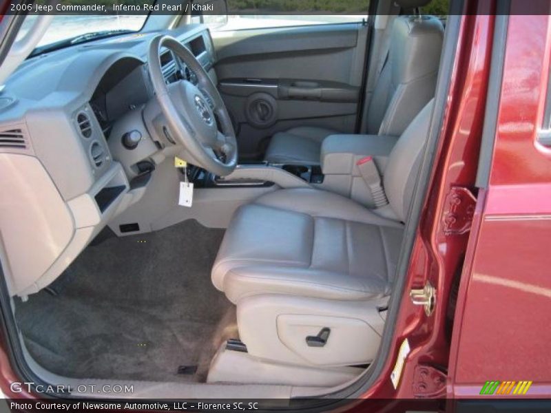 Inferno Red Pearl / Khaki 2006 Jeep Commander