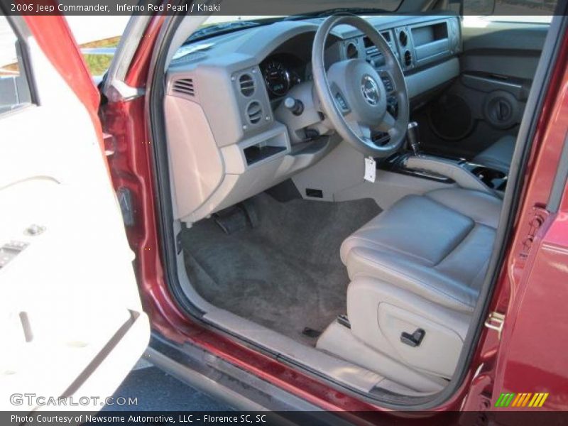 Inferno Red Pearl / Khaki 2006 Jeep Commander