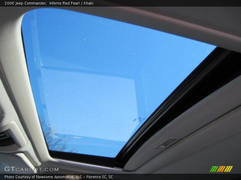 Inferno Red Pearl / Khaki 2006 Jeep Commander