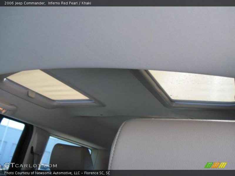 Inferno Red Pearl / Khaki 2006 Jeep Commander