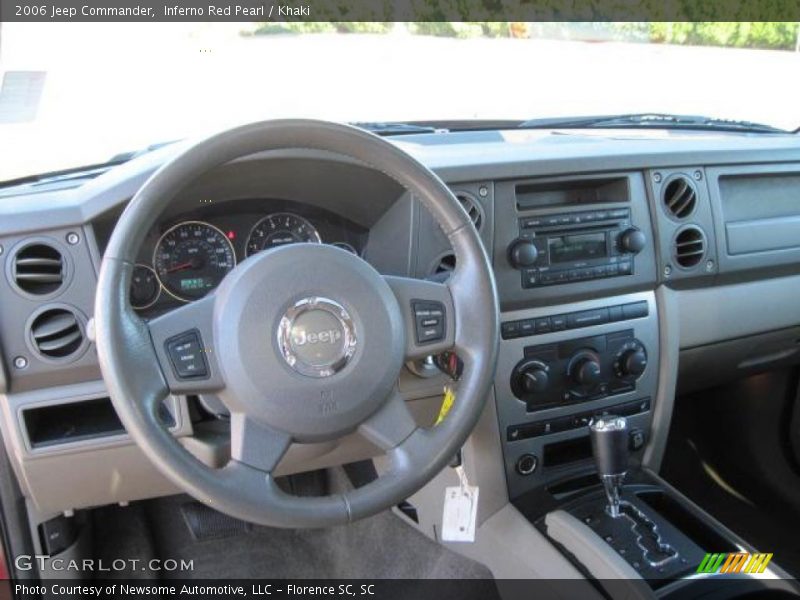 Inferno Red Pearl / Khaki 2006 Jeep Commander