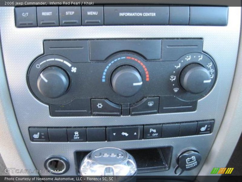 Inferno Red Pearl / Khaki 2006 Jeep Commander